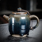 Tenmoku Jian zhan Hare's Fur Cylinder Teapot