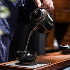 Tenmoku Jian zhan Hare's Fur Cylinder Teapot