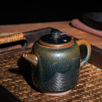 Tenmoku Jian zhan Hare's Fur Cylinder Teapot