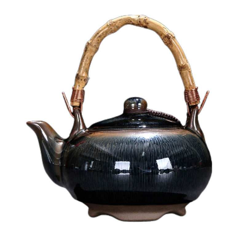 Tenmoku Jian zhan Hare's Fur Tiliang Teapot