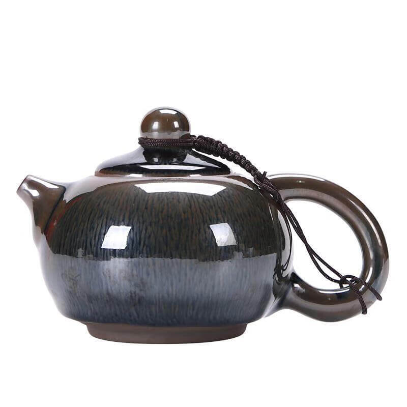 Tenmoku Jian zhan Hare's Fur Teapot