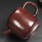 Tenmoku Jian zhan Iron Rich Clay Fired Red Teapot