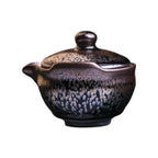 Handmde Tenmoku Jian Zhan Oil Spot Catch Teapot