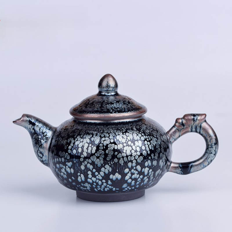 Handmde Oil Spot Tenmoku Jian Zhan General Teapot
