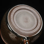 Tenmoku Jian Zhan Oil Spot Huainan Teapot Saucer Set