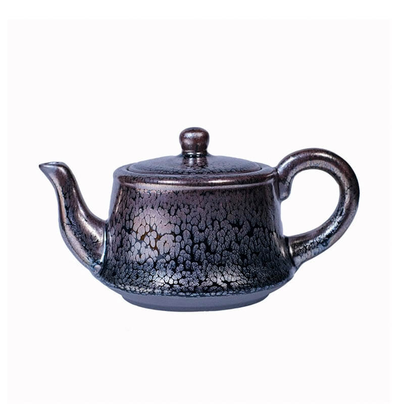 Handmde Tenmoku Jian Zhan Oil Spot Hxq Teapot