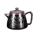 Handmde Tenmoku Jian Zhan Oil Spot Jinlan Teapot