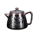 Handmde Tenmoku Jian Zhan Oil Spot Jinlan Teapot