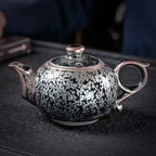 Tenmoku Jian Zhan Oil Spot Ring Teapot