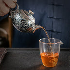 Tenmoku Jian Zhan Oil Spot Ring Teapot