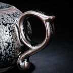 Tenmoku Jian Zhan Oil Spot Ring Teapot