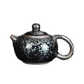 Handmde Tenmoku Jian Zhan Oil Spot Ruding Teapot
