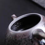Handmde Tenmoku Jian Zhan Oil Spot Shipiao Teapot