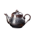Handmde Tenmoku Jian Zhan Oil Spot Siting Teapot