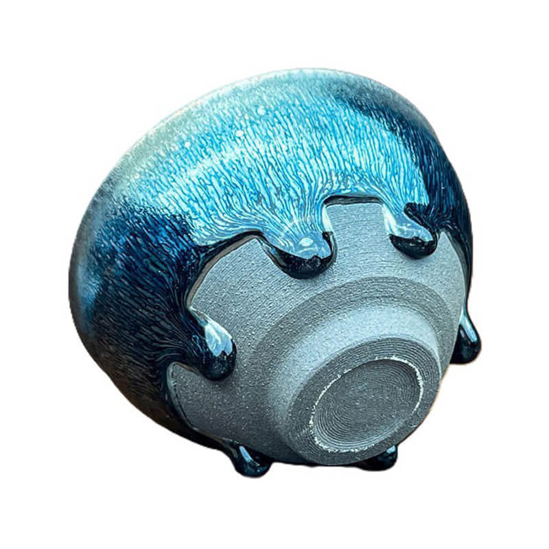 Tenmoku 6-Tear Hare's-fur Jianzhan Tea Cup