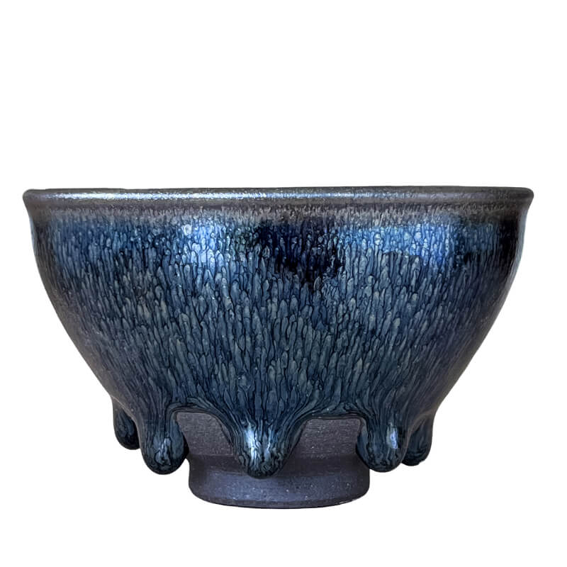 Tenmoku 6-Tear Hare's-fur Jianzhan Tea Cup