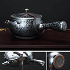 Tenmoku Jianzhan Oil Spot Kyusu Teapot