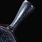 Tenmoku Jianzhan Oil Spot Kyusu Teapot