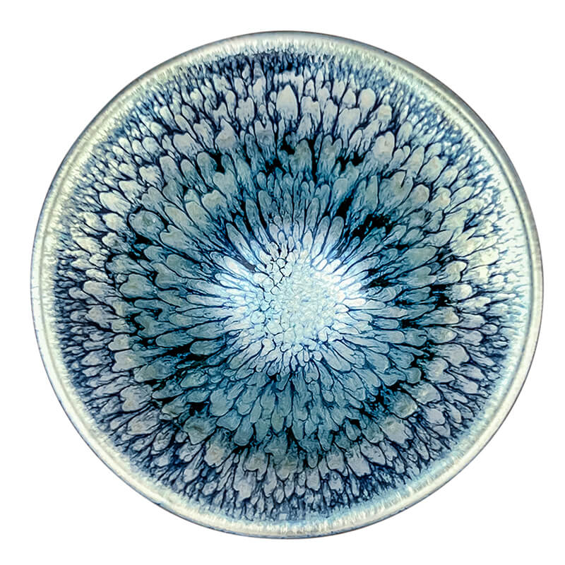 Coneflower Tenmoku Jian Zhan Matcha Tea Bowl