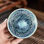 Coneflower Tenmoku Jian Zhan Matcha Tea Bowl