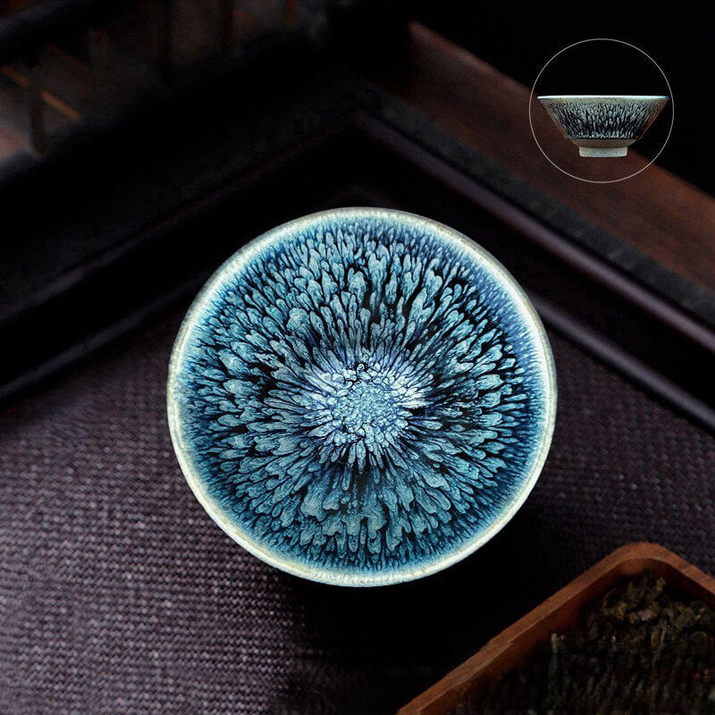 Bloom Tenmoku Jian Zhan Matcha Tea Bowl