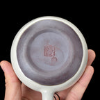 Handmde White Nacre Tenmoku Jian Zhan Gongfu Teapot