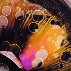 Yohen Tenmoku Jian Zhan Oil Spots Tea Cup