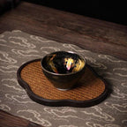 Yohen Tenmoku Jian Zhan Oil Spots Tea Cup