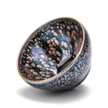 Purple Yohen Tenmoku Jian Zhan Oil Spots Tea Cup