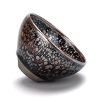 Purple Yohen Tenmoku Jian Zhan Oil Spots Tea Cup