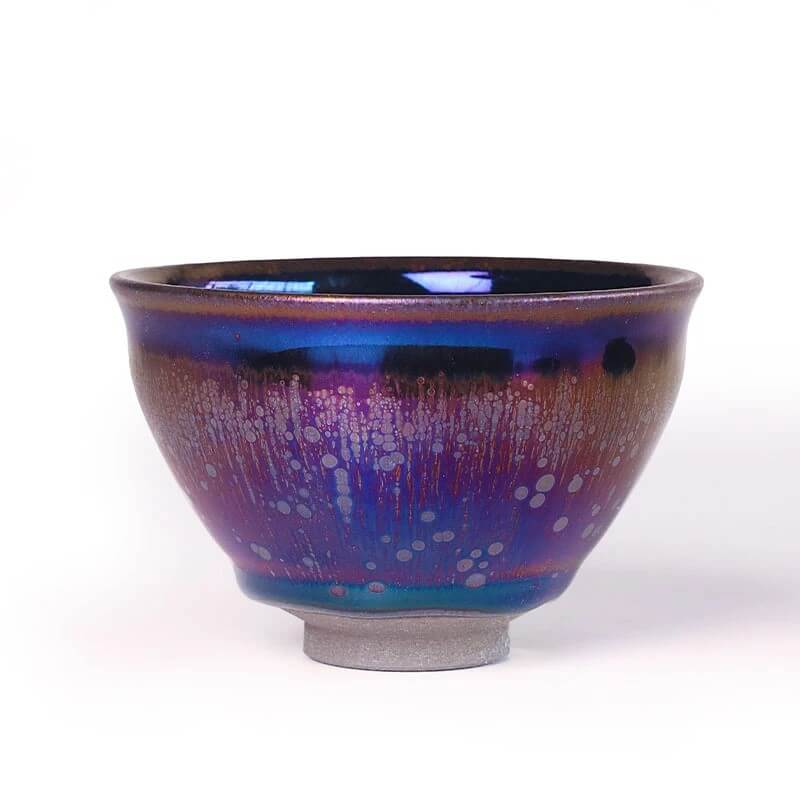 Yohen Tenmoku Jianzhan Oil Spots Tea Cup